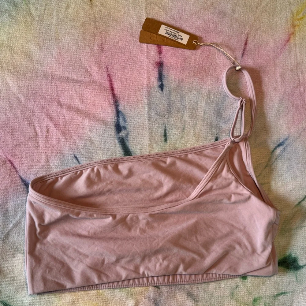 SKIMS Fits Everybody One Shoulder Bralette Iris Mica NWT Rare Size S - Picture 3 of 5